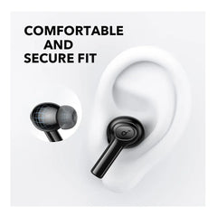 A Photo Of Anker Soundcore R100 True Wireless Earbuds – Deep Bass, AI Noise Reduction & Long Battery Life
