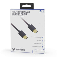 A Photo Of Sparkfox PlayStation 5 Premium Braided Data & Charge Cable (4 meters, Type-C to Type-C)