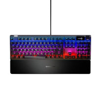SteelSeries Apex Pro - Adjustable Mechanical Switch Full-Size Wired Gaming Keyboard with OLED Display