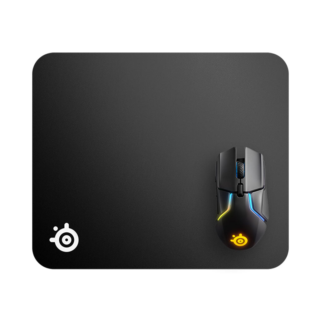 A Photo Of SteelSeries QCK Medium Gaming Mouse Pad | Micro-Woven Cloth for Precision Control | 63004