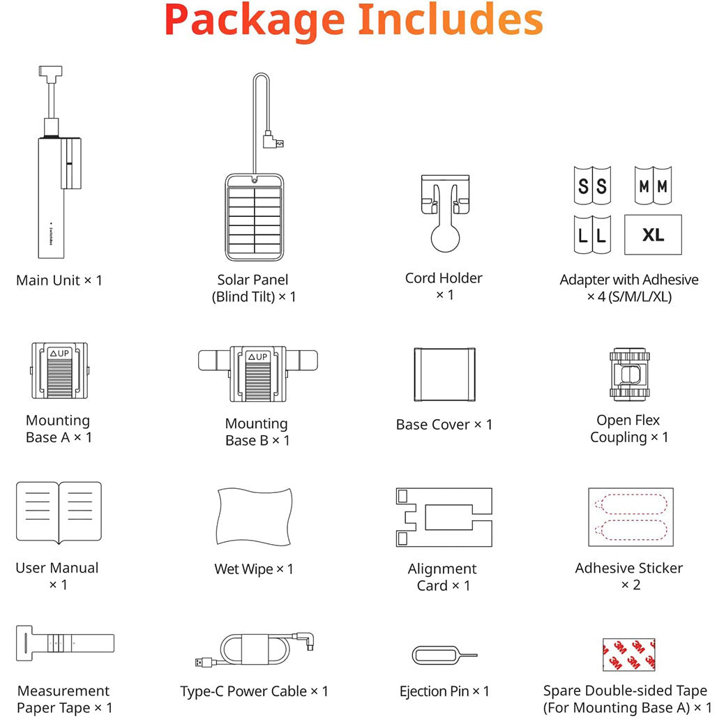 A Photo Of SwitchBot Blind Tilt with Solar Panel | Smart Blind Controller with 2000mAh Solar Power