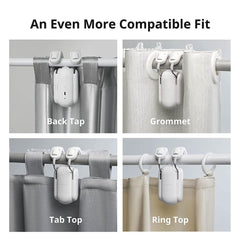 A Photo Of SwitchBot Curtain (Rod 2) W0701600 | Smart Curtain Opener for U-Shaped Rails