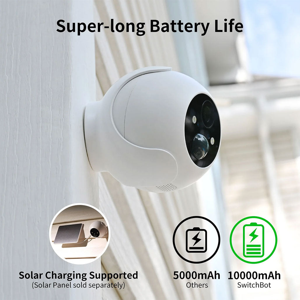 A Photo Of SwitchBot Outdoor Spotlight Cam W2802000 | 1080P HD Security Camera with AI Detection and Two-Way Talk