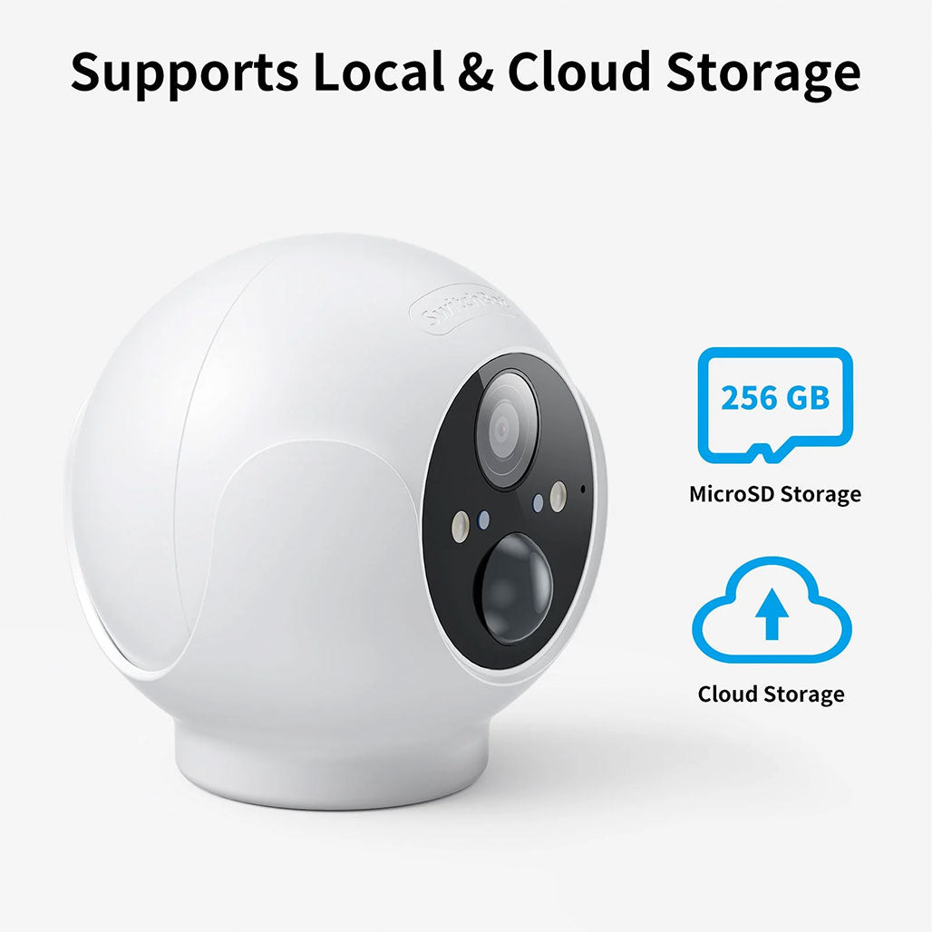 A Photo Of SwitchBot Outdoor Spotlight Cam W2802000 | 1080P HD Security Camera with AI Detection and Two-Way Talk