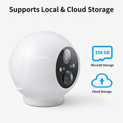 A Photo Of SwitchBot Outdoor Spotlight Cam W2802000 | 1080P HD Security Camera with AI Detection and Two-Way Talk