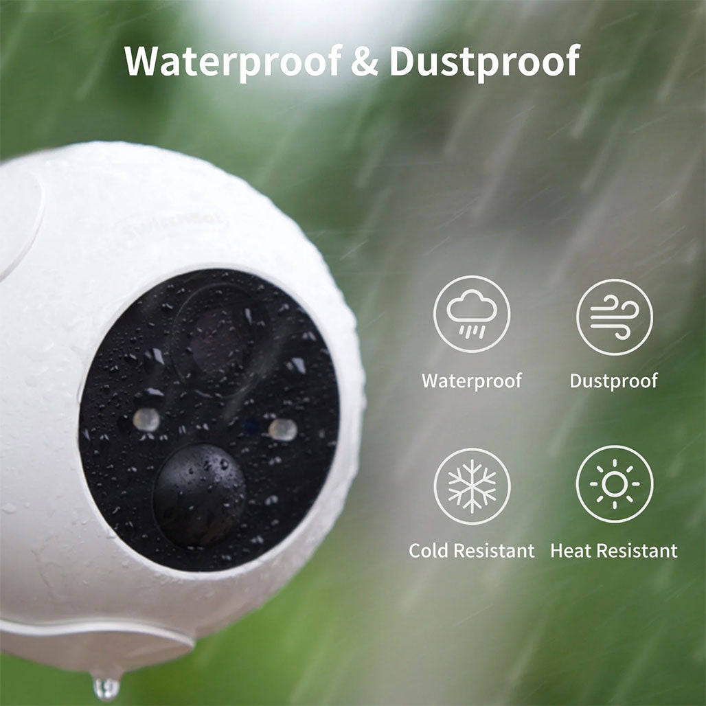 A Photo Of SwitchBot Outdoor Spotlight Cam W2802000 | 1080P HD Security Camera with AI Detection and Two-Way Talk