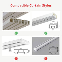 A Photo Of SwitchBot Curtain (U Rail) SWITCHBOT-41-WH | Smart Curtain Opener for U-Shaped Rails
