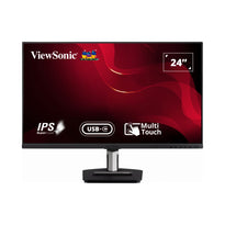 ViewSonic TD2455 24” Touch Monitor - Full HD, USB Type-C, Ergonomic Stand, and Advanced Touch Technology