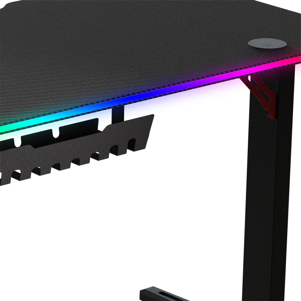 A Photo Of Fantech GD214 Tigris - RGB Gaming Desk with Large Surface and Premium Materials