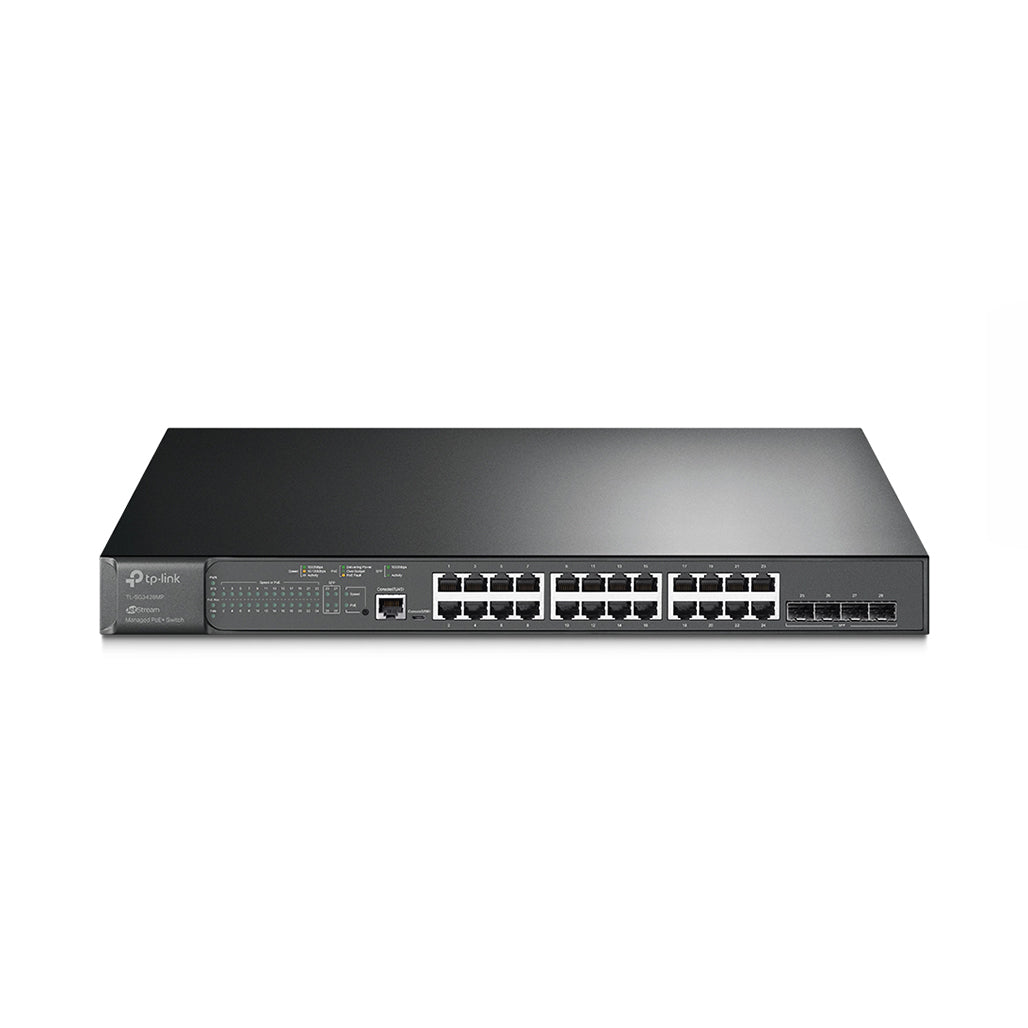A Photo Of TP-Link TL-SG3428MP JetStream 28-Port Gigabit L2+ Managed Switch with 24 PoE+ Ports and Omada SDN Integration