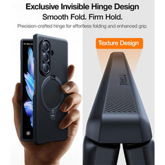 A Photo Of TORRAS Ostand Spin Magnetic Case for Samsung Z Fold 7 - Includes 2 Screen Protectors