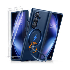 A Photo Of TORRAS Ostand Spin Magnetic Case for Samsung Z Fold 7 - Includes 2 Screen Protectors
