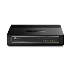 A Photo Of TP-Link 16-Port Fast Ethernet Switch TL-SF1016D - Energy-Efficient and Eco-Friendly Network Switch