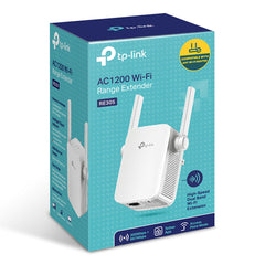 A Photo Of TP-Link RE305 AC1200 Wi-Fi Range Extender | Dual-Band Coverage Up to 1.2Gbps, Intelligent Signal Light, Ethernet Port
