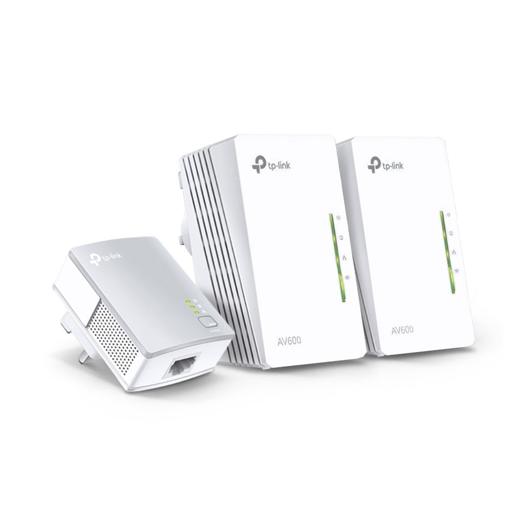 A Photo Of TP-Link TL-WPA4220 TKIT Powerline 600 Wi-Fi 3-Pack Kit – Extend Wi-Fi Across Your Home