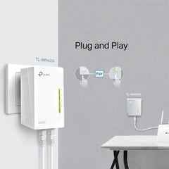 A Photo Of TP-Link TL-WPA4220 TKIT Powerline 600 Wi-Fi 3-Pack Kit – Extend Wi-Fi Across Your Home
