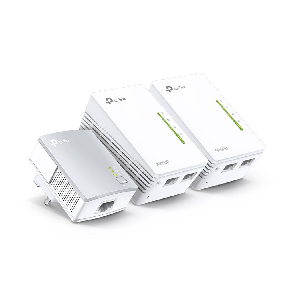A Photo Of TP-Link TL-WPA4220 TKIT Powerline 600 Wi-Fi 3-Pack Kit – Extend Wi-Fi Across Your Home
