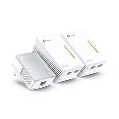 A Photo Of TP-Link TL-WPA4220 TKIT Powerline 600 Wi-Fi 3-Pack Kit – Extend Wi-Fi Across Your Home