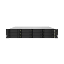 QNAP TS-1232PXU-RP-4G 12-Bay NAS Enclosure | AnnapurnaLabs Alpine CPU, 16GB Max Memory, 10GbE, 2U Rackmount