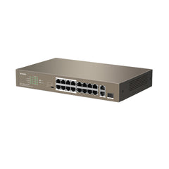 A Photo Of Tenda TEF1118P-16-150W 18-Port Smart PoE Switch – 16 PoE Ports + 2 Gigabit Uplinks + SFP