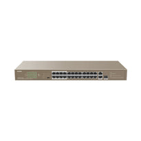 Tenda TEF1126P-24-250W 28-Port PoE Switch – 24 PoE Outputs & 4 Uplinks, 250W Budget