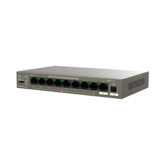 A Photo Of Tenda TEG1110PF-8-120W 10-Port Gigabit Smart PoE Switch – 8 PoE Ports + Uplink + AI Power Management