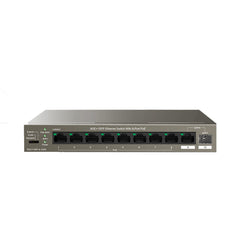 A Photo Of Tenda TEG1110PF-8-120W 10-Port Gigabit Smart PoE Switch – 8 PoE Ports + Uplink + AI Power Management