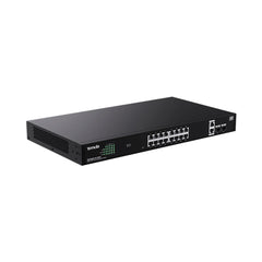 A Photo Of Tenda TEG2220P-16-250W Cloud-Managed 20-Port Gigabit PoE Switch – 16 PoE Ports + 2 SFP Uplinks
