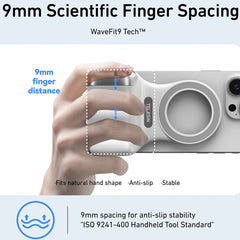 A Photo Of Telesin Fun Shot Magnetic Phone Grip – Ultra-Strong N52 Magnets, Ergonomic Handheld Design with telesin original light