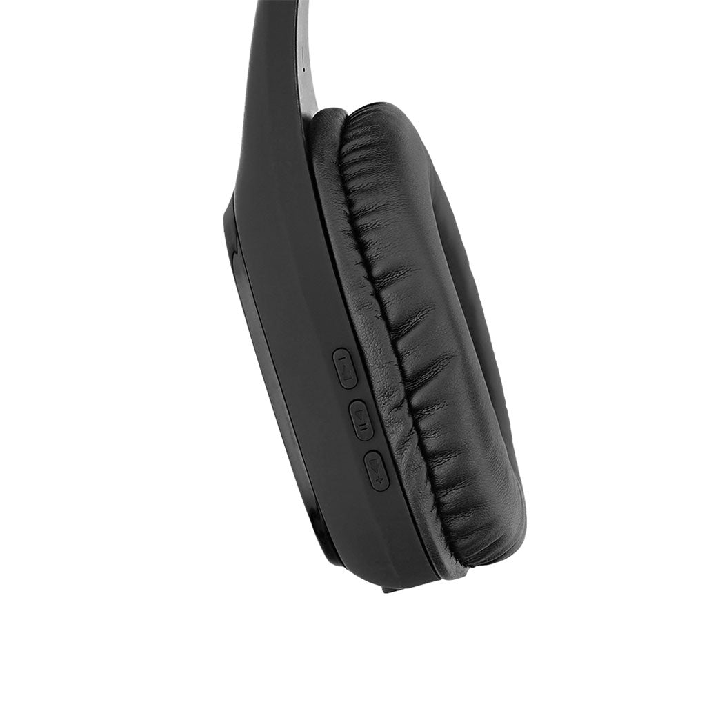 A Photo Of Tellur Pulse Bluetooth Over-Ear Headphones – Black – Wireless, Comfortable, and High-Quality Sound