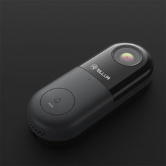 A Photo Of Tellur Video Doorbell WiFi - Full HD 1080P, Night Vision, Two-Way Audio, IP54 Weatherproof - Black