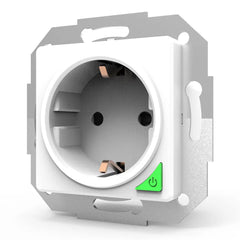 A Photo Of Tellur WiFi Wall Plug - 3000W, 16A, White | Smart Energy Control with Voice Commands