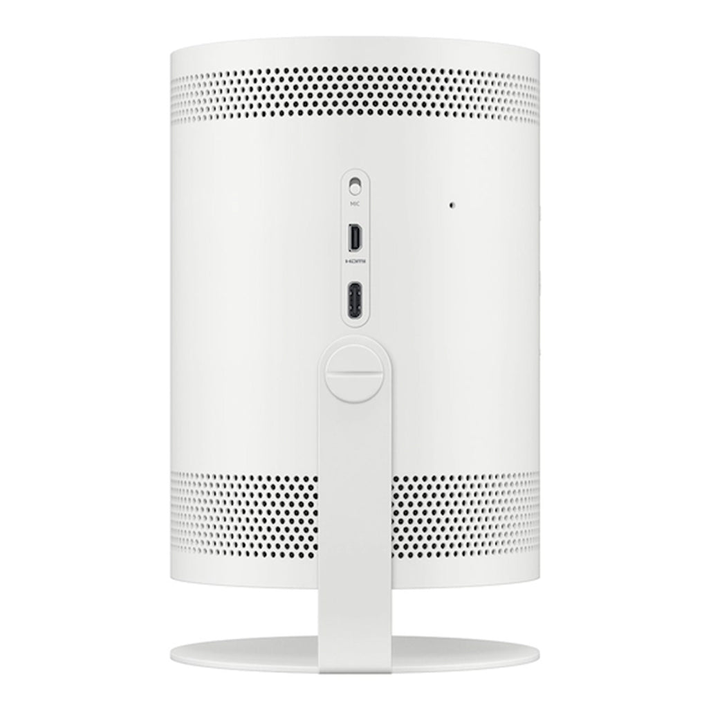 A Photo Of Samsung The Freestyle 2nd Gen Projector with Gaming Hub - Portable Smart Projector with 360° Sound, Auto Focus, and Full HD