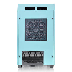A Photo Of Thermaltake The Tower 100 Turquoise - Mini ITX Chassis with Tempered Glass Panels