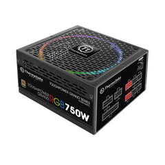 A Photo Of Thermaltake Toughpower Grand RGB 750W - Fully Modular Power Supply with Addressable RGB Fan, 80 PLUS Gold Efficiency