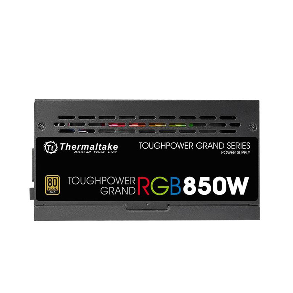 A Photo Of Thermaltake Toughpower Grand RGB 850W - Fully Modular ATX Power Supply with Addressable RGB Fan and 80 PLUS Gold Efficiency
