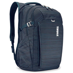 A Photo Of Thule Construct Carbon Blue Laptop Backpack – 28L Water-Resistant Design with Padded Compartments for 15.6
