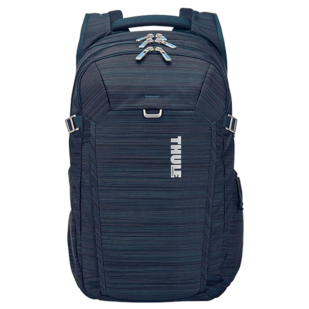 A Photo Of Thule Construct Carbon Blue Laptop Backpack – 28L Water-Resistant Design with Padded Compartments for 15.6