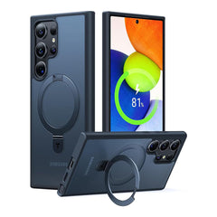 A Photo Of Torras UPRO Ostand MagSafe Case for Samsung Galaxy S24 Ultra | Magnetic, Stand, and Ring Holder with Military-Grade Protection