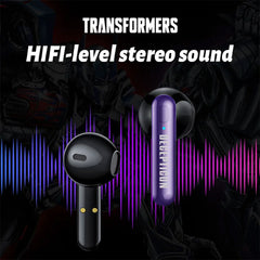 A Photo Of Transformers TF-T03 Bluetooth 5.3 TWS Wireless Gaming Earphones - Advanced Audio Performance