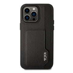 A Photo Of Tumi HC Leather Case With Vertical Card Slot for iPhone 14 Pro Max