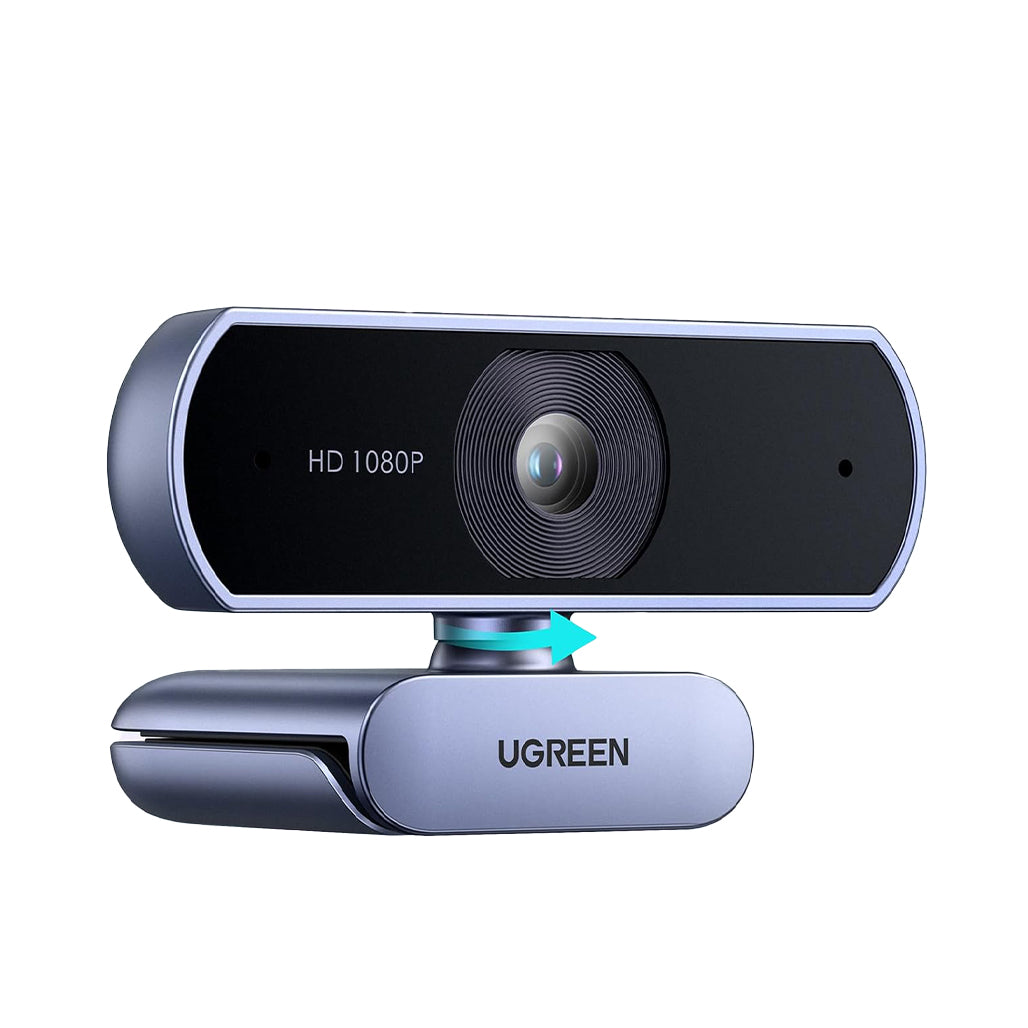 A Photo Of UGreen 1080P USB HD Webcam with Built-In Microphone | Full HD Video, Noise-Cancelling Audio, Wide-Angle View