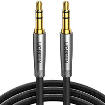 UGreen 3.5mm Male to Male Aux Braided Cable – High-Fidelity Stereo Audio Cable