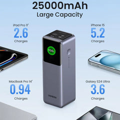 A Photo Of UGREEN Nexode Power Bank 25000mAh 200W – High-Capacity Portable Charger with PD 3.1, Dual USB-C Ports, and Universal Compatibility