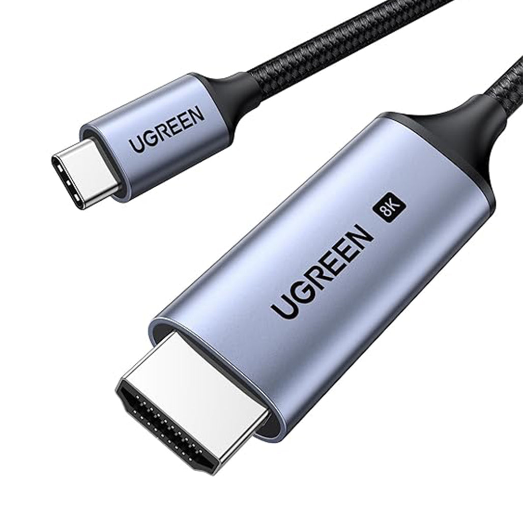 A Photo Of UGreen USB-C to HDMI 2.1 Cable 8K@60Hz | High-Speed 48Gbps, Dynamic HDR, Universal Compatibility