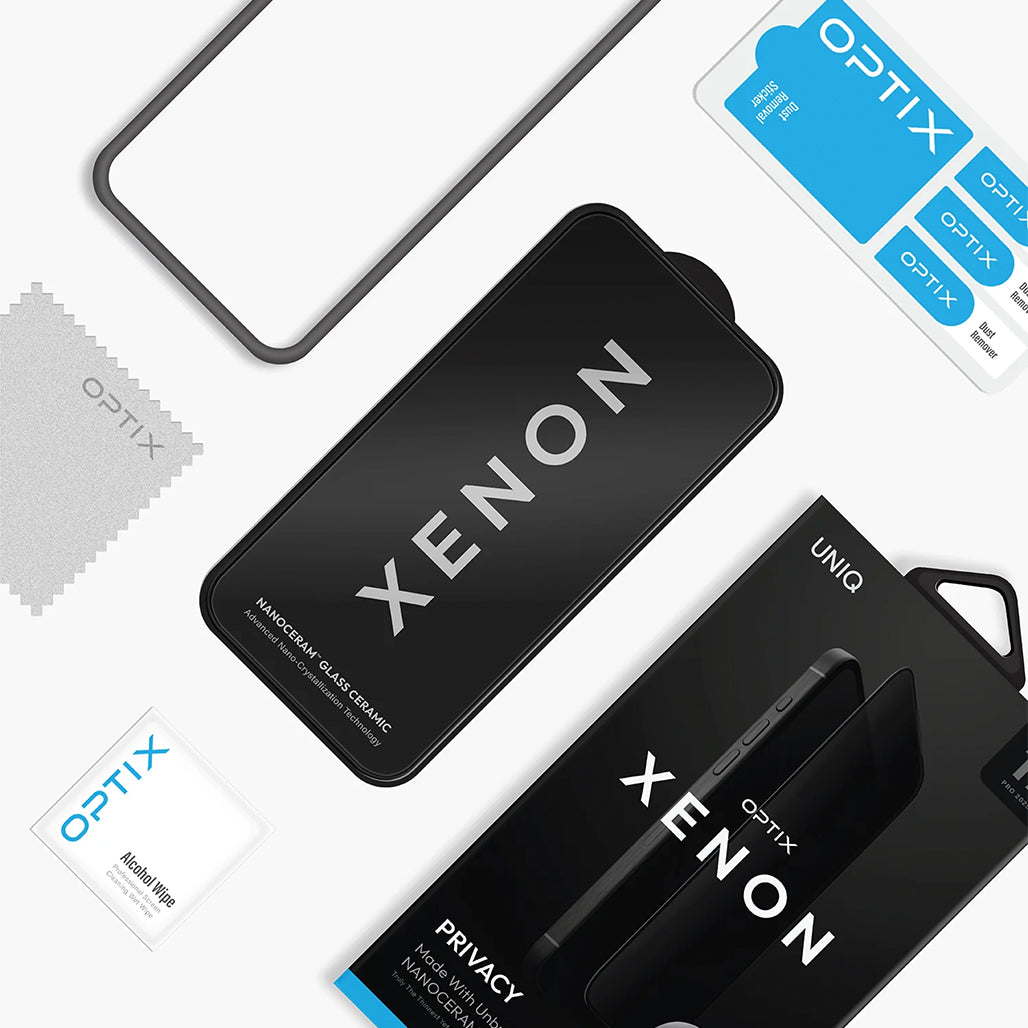 A Photo Of UNIQ Optix Privacy 2-Way Ceramic Glass Protection for iPhone 17 Series