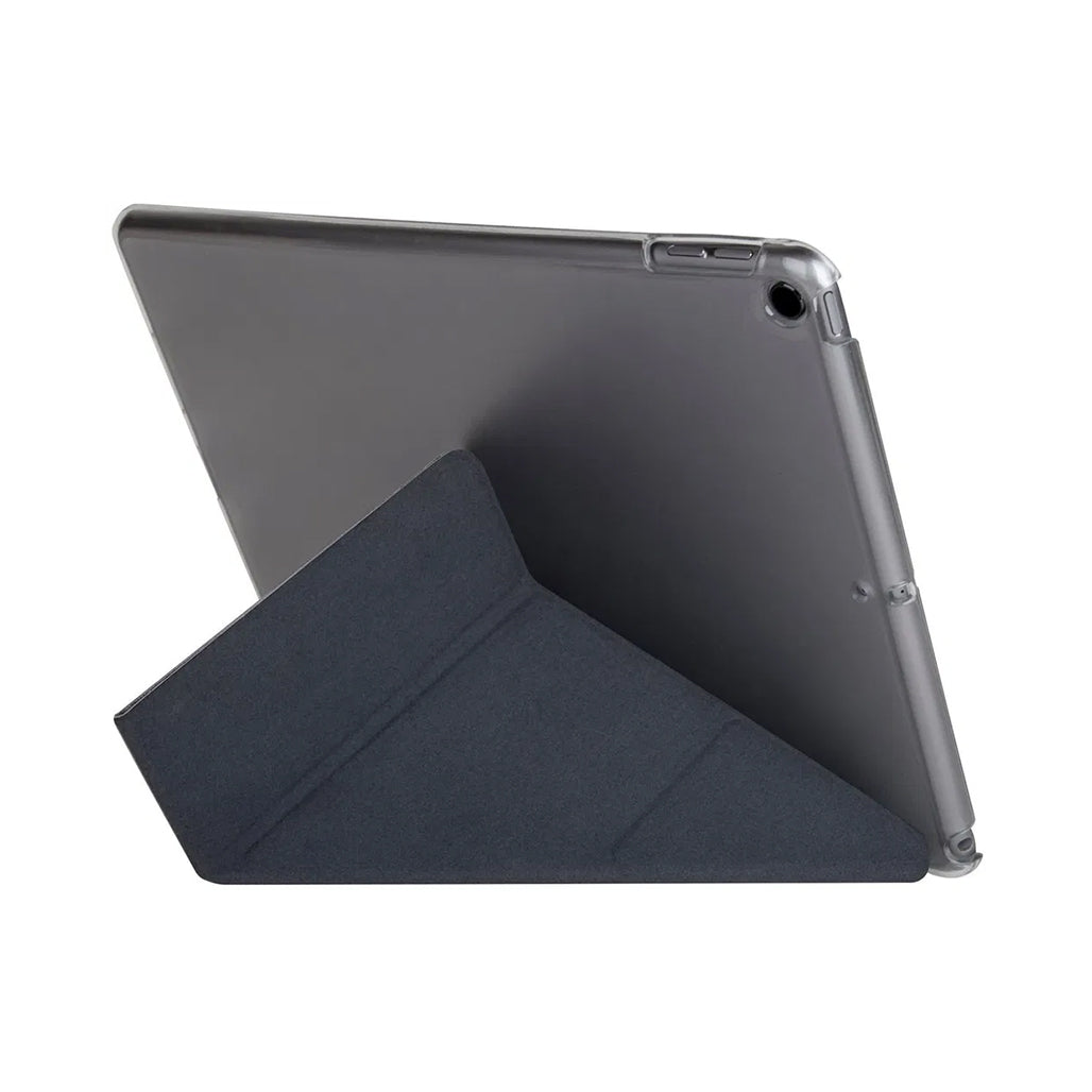 A Photo Of Uniq Yorker Kanvas Clear Protective Sheath with Integrated Stand for iPad Mini 4/5 – Ultimate Hands-Free Experience