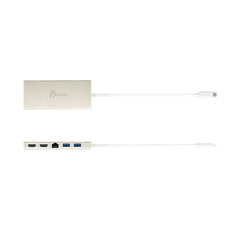 A Photo Of J5 Create USB-C Dual HDMI Mini Dock JCD381 - Compact, High-Speed Connectivity with 4K Support