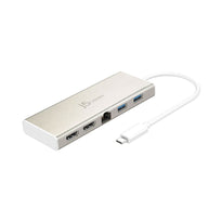 J5 Create USB-C Dual HDMI Mini Dock JCD381 - Compact, High-Speed Connectivity with 4K Support