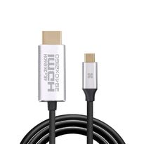 Promate USB-C to HDMI Audio Video Cable | UltraHD 4Kx2K at 60Hz, 180cm FlexShield™ PVC Cable